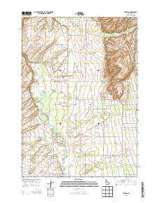 Tetonia 2013 topographic map thumbnail