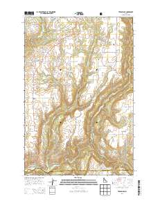 Texas Ridge 2014 topographic map thumbnail