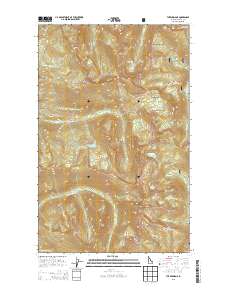 The Wigwams 2013 topographic map thumbnail
