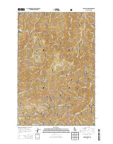 Thor Mountain 2013 topographic map thumbnail