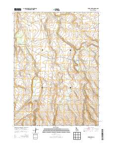 Three Creek 2013 topographic map thumbnail