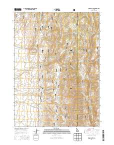 Timber Butte 2013 topographic map thumbnail