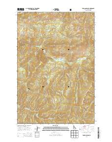 Toboggan Ridge 2013 topographic map thumbnail