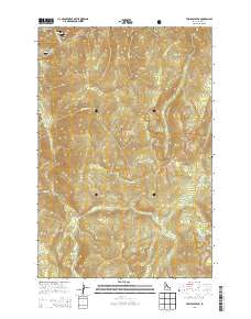 Tom Beal Peak 2013 topographic map thumbnail