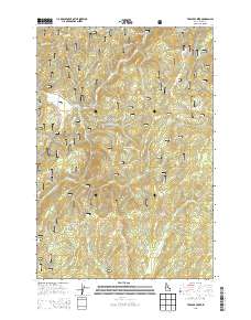 Trapper Creek 2013 topographic map thumbnail