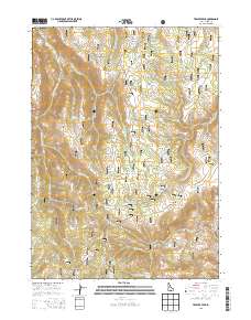 Trapper Peak 2013 topographic map thumbnail