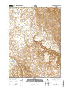 Triangle Reservoir 2013 topographic map thumbnail
