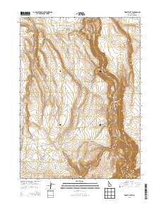 Triplet Butte 2013 topographic map thumbnail