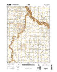 Tuanna Butte 2013 topographic map thumbnail