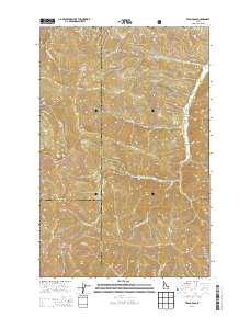 Twin Crags 2013 topographic map thumbnail