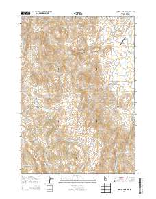Rooster Comb Peak 2013 topographic map thumbnail