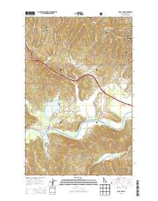 Rose Lake 2013 topographic map thumbnail