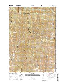 Wards Butte 2013 topographic map thumbnail