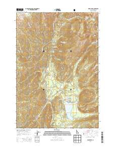 Warm Lake 2013 topographic map thumbnail