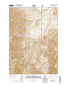 Warren Mountain 2013 topographic map thumbnail