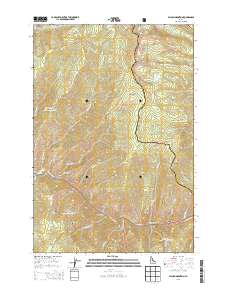 Waugh Mountain 2013 topographic map thumbnail
