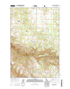 Weippe South 2013 topographic map thumbnail