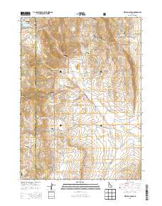 Weston Canyon 2013 topographic map thumbnail