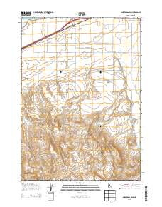 Wheatgrass Bench 2013 topographic map thumbnail