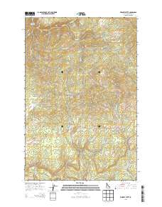 Whiskey Butte 2013 topographic map thumbnail