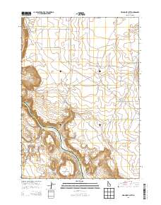 Wild Horse Butte 2013 topographic map thumbnail