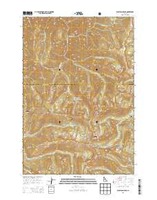 Wolf Fang Peak 2013 topographic map thumbnail