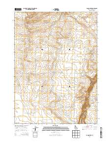 Yahoo Creek 2013 topographic map thumbnail