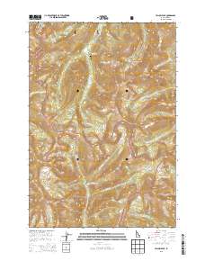 Yellow Peak 2013 topographic map thumbnail
