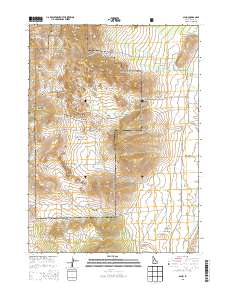 Almo 2013 topographic map thumbnail
