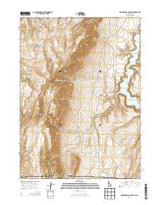 Browns Bench South 2013 topographic map thumbnail