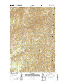 Browns Rock 2013 topographic map thumbnail