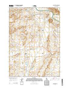 Castle Butte 2013 topographic map thumbnail