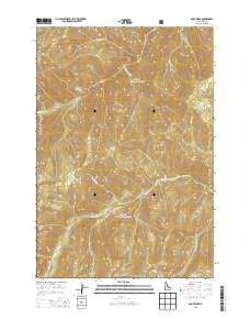 Gant Ridge 2013 topographic map thumbnail