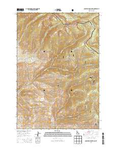 Goldstone Mountain 2013 topographic map thumbnail