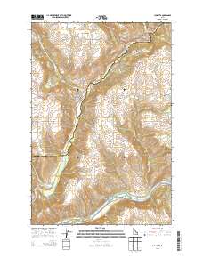 Juliaetta 2013 topographic map thumbnail
