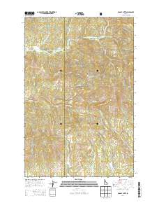 McGary Butte 2014 topographic map thumbnail