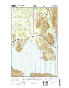 Oden Bay 2013 topographic map thumbnail