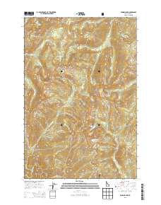 Running Lake 2013 topographic map thumbnail