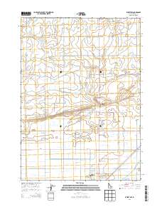 Rupert NW 2013 topographic map thumbnail
