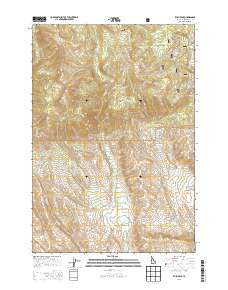 Rush Peak 2013 topographic map thumbnail