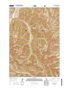 Ryan Peak 2013 topographic map thumbnail