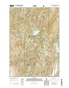 Sage Hen Reservoir 2013 topographic map thumbnail