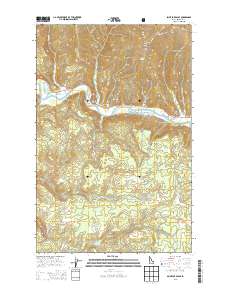 Saint Joe Baldy 2013 topographic map thumbnail
