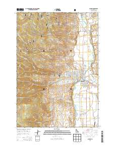 Salmon 2013 topographic map thumbnail