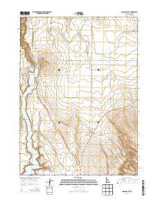 Salmon Butte 2013 topographic map thumbnail