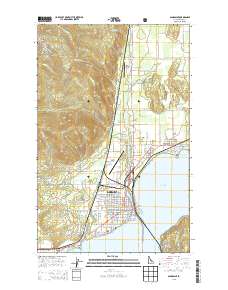 Sandpoint 2013 topographic map thumbnail