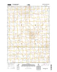 Serviceberry Butte 2013 topographic map thumbnail