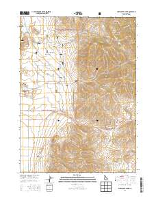 Sheep Creek Spring 2013 topographic map thumbnail