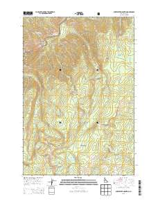 Sheepeater Mountain 2013 topographic map thumbnail