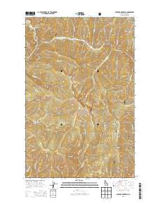 Shefoot Mountain 2013 topographic map thumbnail